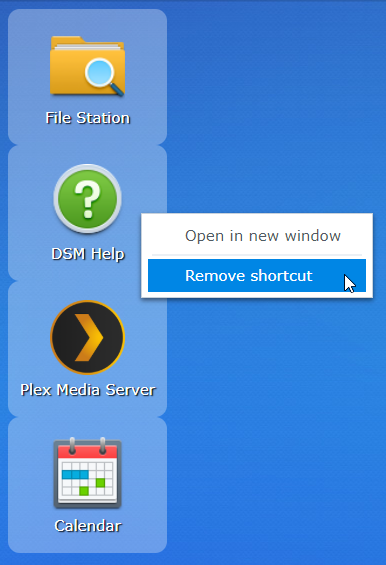 how do i delete shortcuts