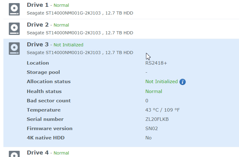 Synology shr добавить диск