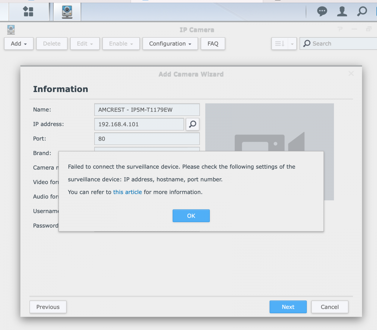 How to add IP camera licenses to your Synology NAS