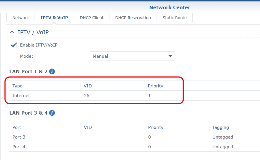 RT6600AX How To Assign a VLAN-ID to the WAN Port (SRM 1.3.1-9346