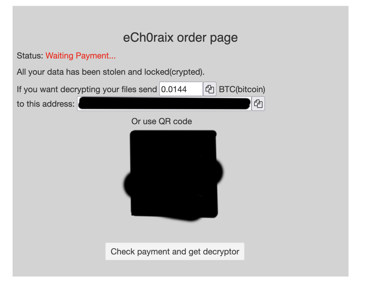 eCh0raix Ransomware - New Wave | Synology Community