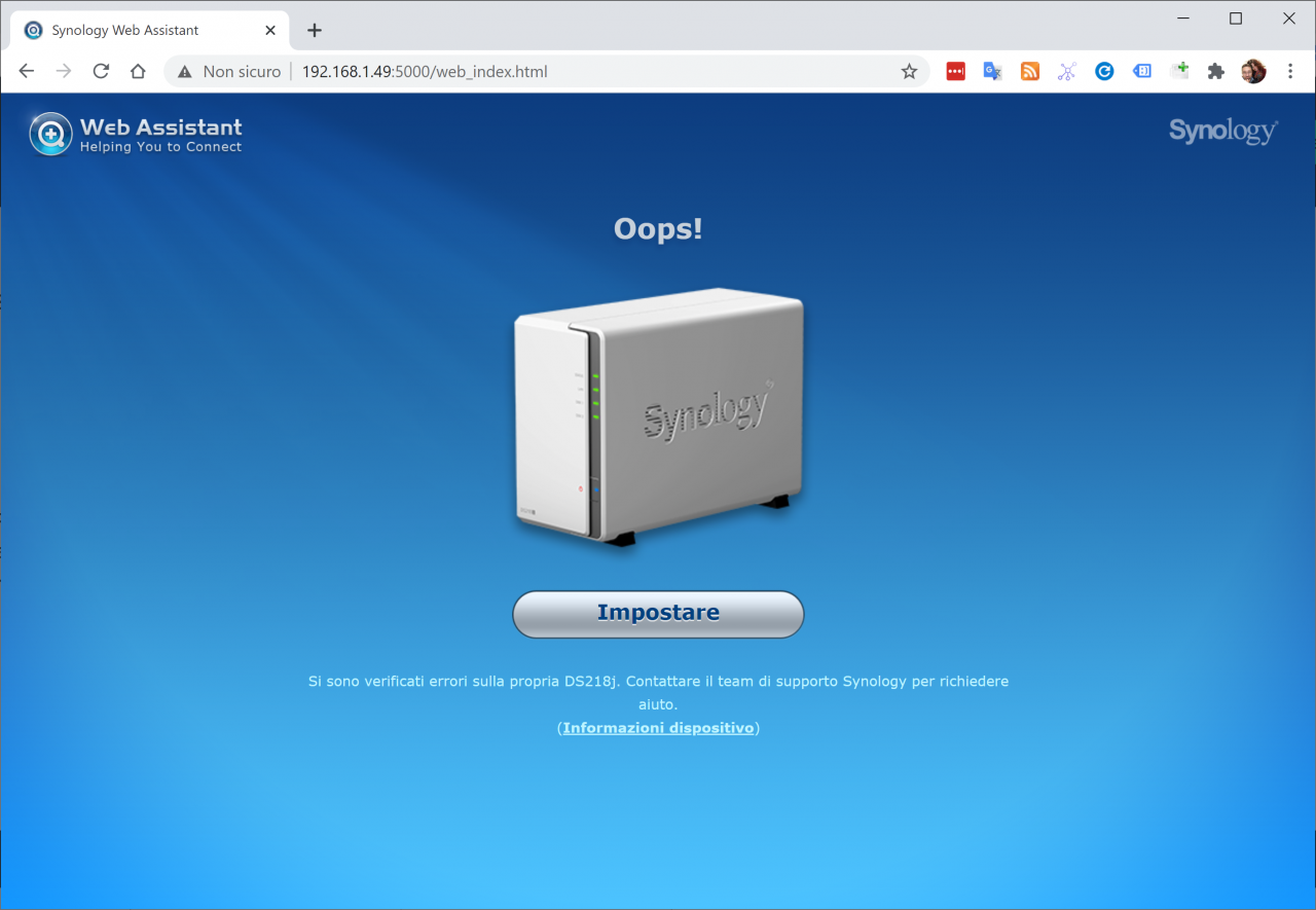 help me I CANT CONNECT to my DS218j | Synology Community