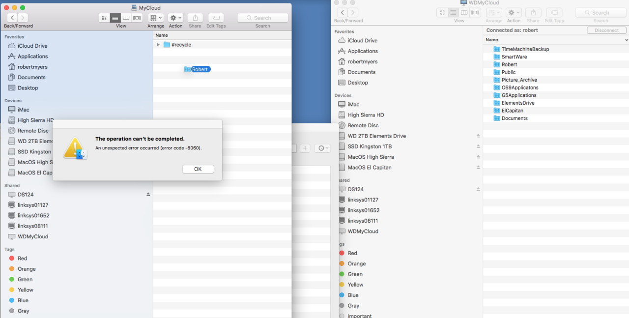 How do I copy a MyCloud Share to a Shared Folder on a Synology