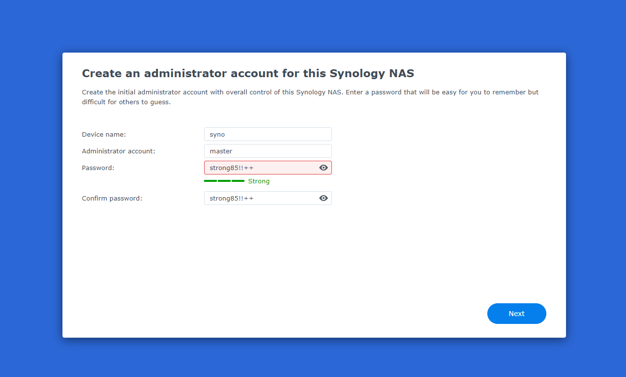 synology create system internal user