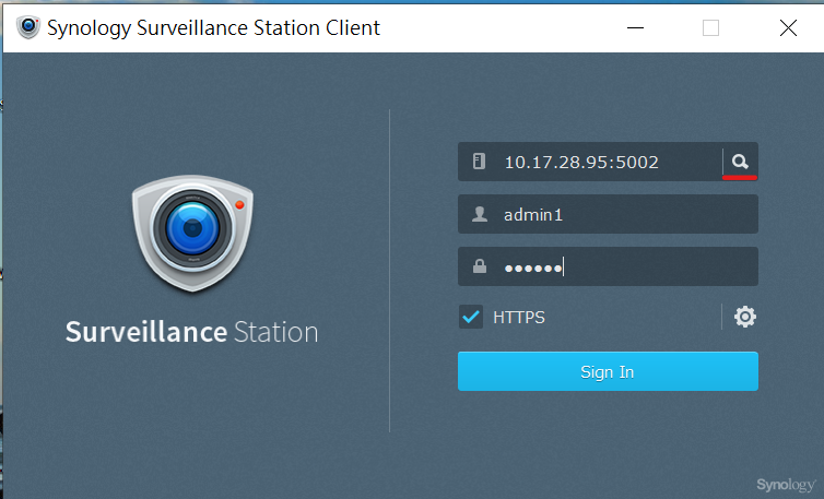 Synology surveillance sale station login