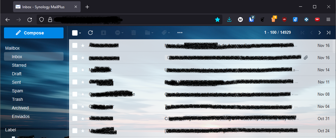 Mail Synology Community