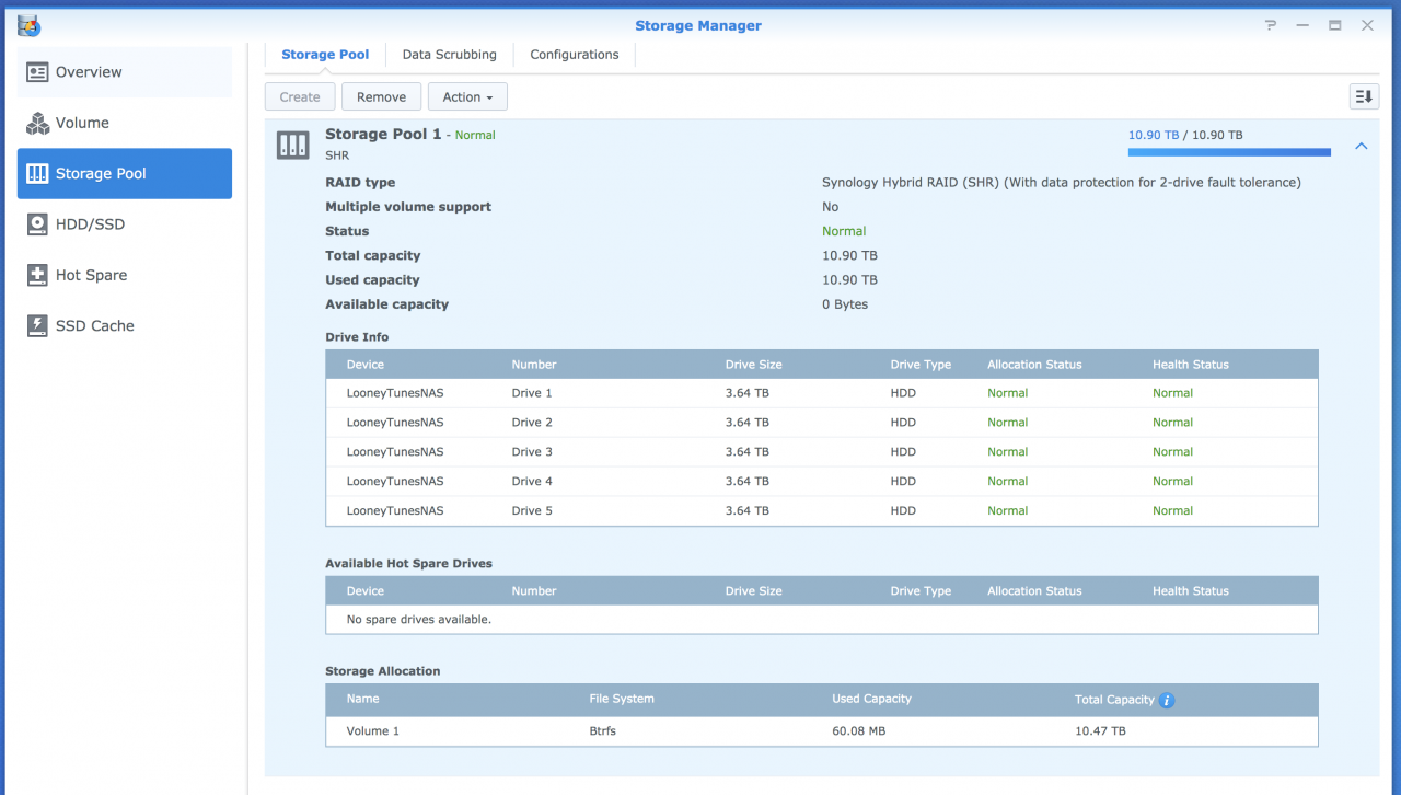 Synology shr добавить диск