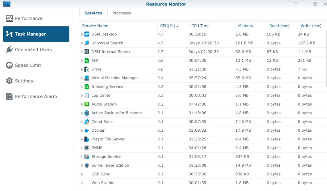 disk health check synology