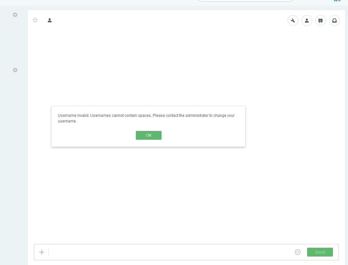Synology Chat Username Invalid Username Cannot Contian Spaces Synology Community