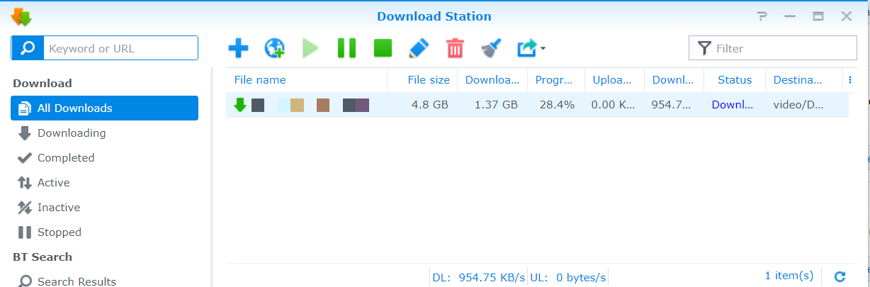 synology download station to pc drive