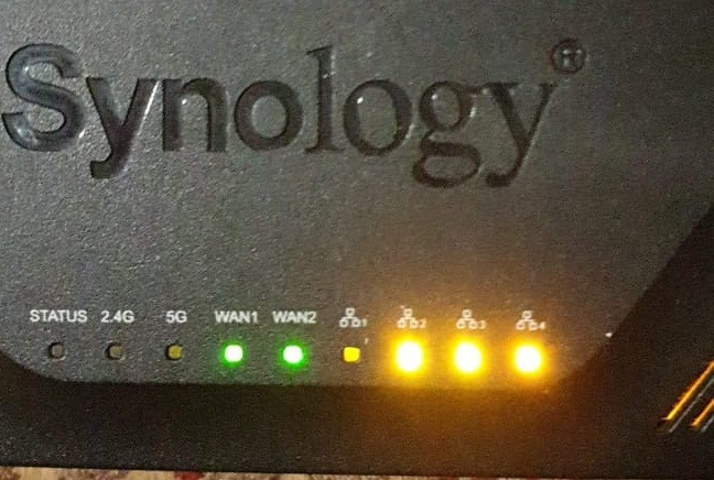 Not booting & Wan2 and 2,3 and are blinking | Synology Community